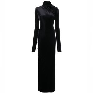 Amazuin velvet maxi dress